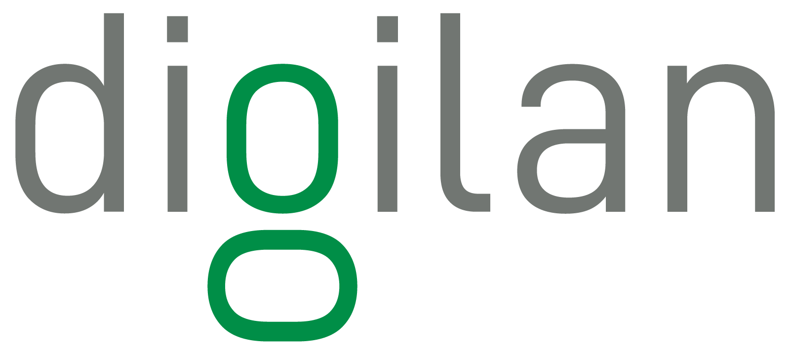 Digilan-Logo ohne Slogan für helle Hintergründe