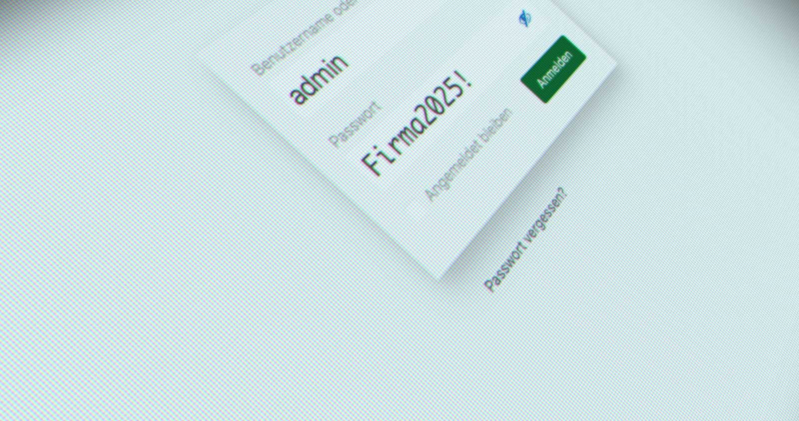 Screenshot Login-Box